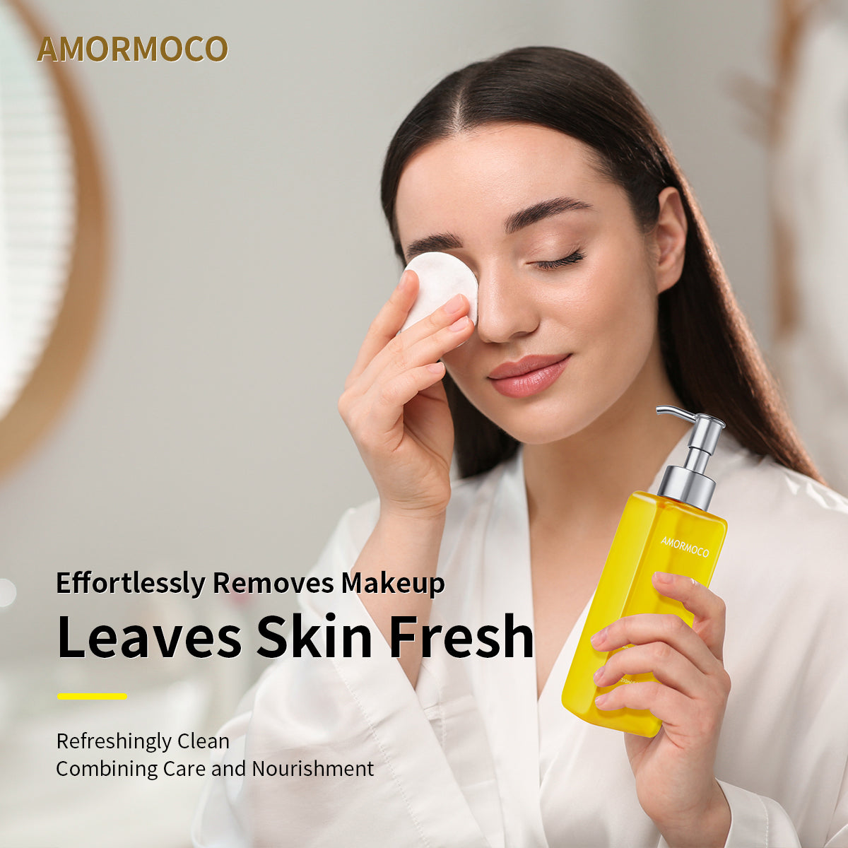 AMORMOCO Cleansing Oil + 2-in-1 Brush & Cleanser DUO | Fast Glow