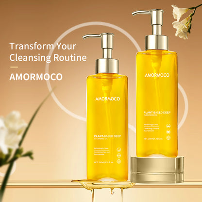 AMORMOCO 15-Second Facial Cleansing Oil & Makeup Remover | Fast, Natural